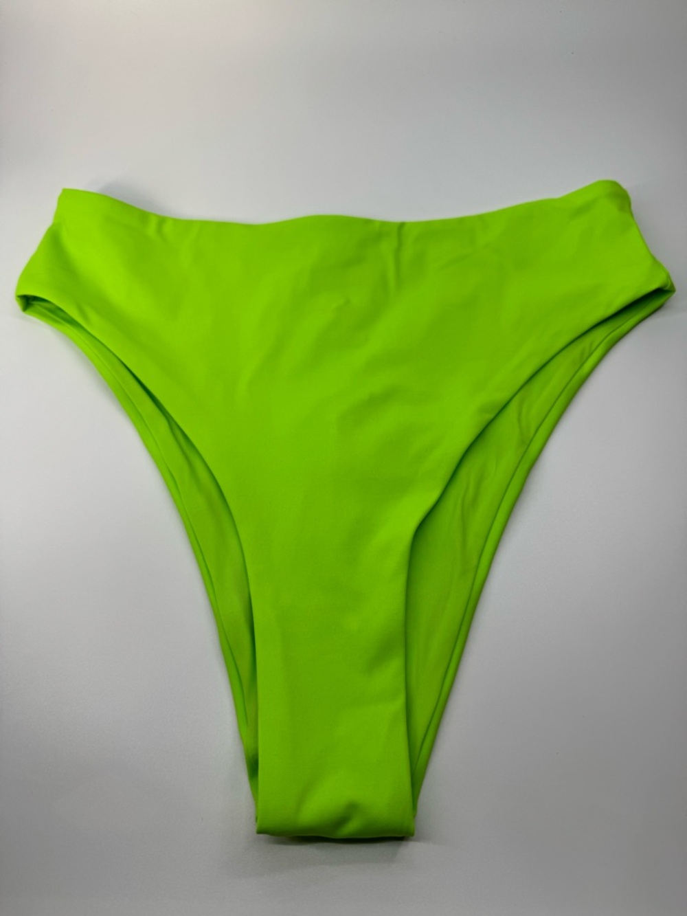Skims Recycled Swim Mid Waist Bottom Neon Green Medium NWT
